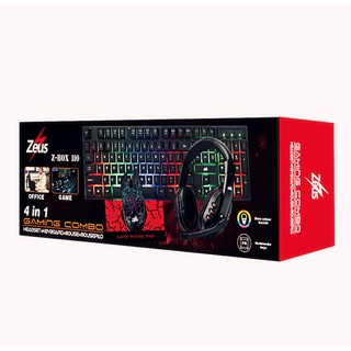 Zeus Zbox - 110 ( The Crusader ) 4 in 1 Computer Gaming Kit - Online Exclusive Edition CD