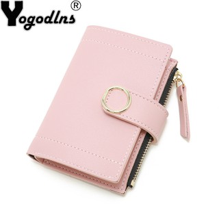 Yogodlns Women Short Wallet PU Leather Clutch Coin Money Purse Hasp Pocket Card Holder Bags