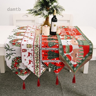 Christmas decoration supplies knitted cloth table runner creative Christmas tablecloth table decoration home decoration