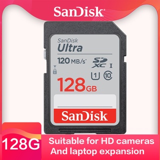 SanDisk Ultra Memory Card SDHC/SDXC SD Card Class10 128GB 256GB 64GB 32GB 16GB C10 UHS-I 120MB/s Fla