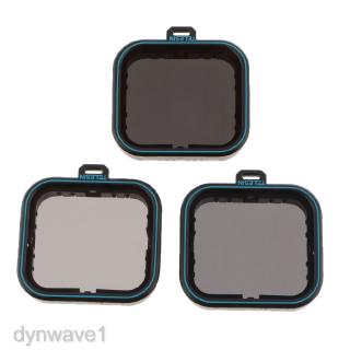 [DYNWAVE1] ND4 ND8 ND16 ND Lens Filter Set for GoPro Hero 5 6 7 Black Camera Accessory