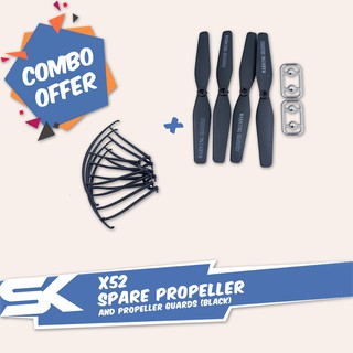 X52 Quad-copter Drone Spare Propeller and Propeller Guards (1)