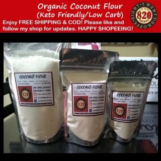 Premium Quality Organic Coconut Flour (Low Carb) Available in Different Quantities • Keto Friendly •