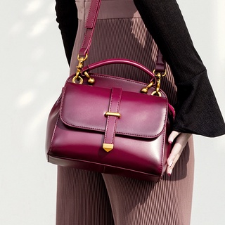 ☃☊Female bag small square 2021 new fashion cowhide shoulder all-match handbag messenger lady (4)