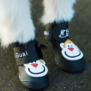 Dog rain boots spring and summer Teddy Bichon small dog waterproof shoes soft bottom can not drop 9.2