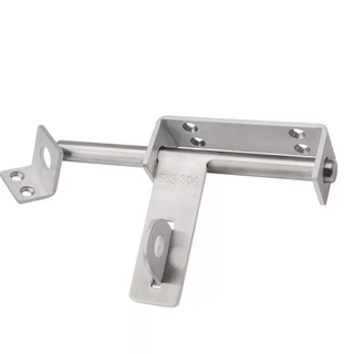 Stainless Steel 304 Heavy Duty Gate Door Bolt Latch 7 inches Sliding Hasp Lock Barrel Bolt for Padlo (2)