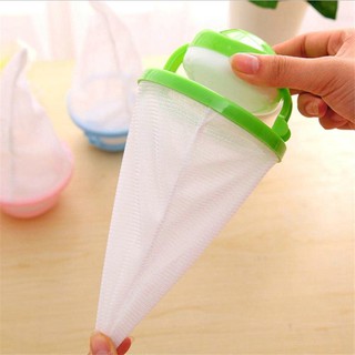 COD Ready StockHome Floating Lint Hair Catcher Mesh Pouch Washing Machine Laundry Filter Bag
