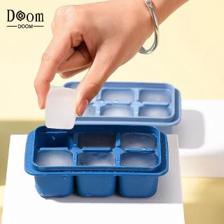 【Ready Stock】 3pcs Homemade DIY Ice Grid Quick Freezer Home Personalized Ice Box Small Grid With Cover For Ice Cube Mould Set 【Doom】