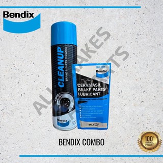 ∋■㍿BENDIX Combo Brake parts cleaner (500mL) and Bendix Ceramasil Brake Part Lubricants (6g)