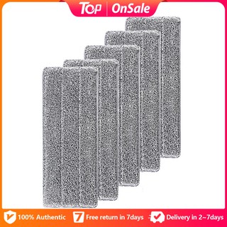 1/2/5Pcs cleaning Tool Mop cloth Practical Replacement Microfiber Washable Spray Mop Dust MopHead