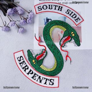 snake Southside Serpents patches iron on bag cloth embroided (3)