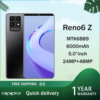 OPPO Reno6z android phone 24+48mp mobile phone 6000mah cellphone 12+512G smart phone 5G WIFI phone