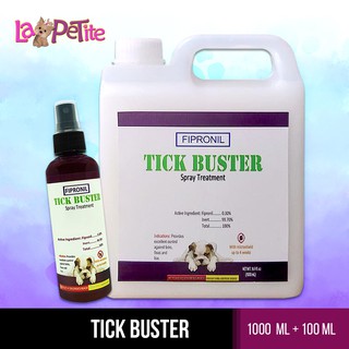 Tick Buster Fipronil Spray Treatment 1L Refill
