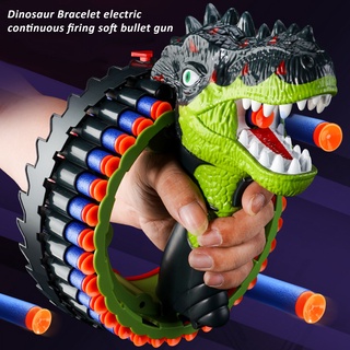 Bracelet Soft Bullet Gun Electric Gun Toys EVA Soft Bullet Toy Children Dinosaur Bracelet Burst Toy