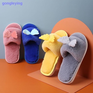 Children s slippers, girls new autumn and winter indoor baby girls cotton slippers, cartoon parent-child home warm slippers
