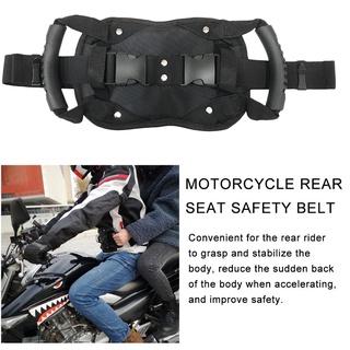 Motorcycle safety seatUniversal Motorcycle Safety Belt Motocross ATV Rear Seat Passenger Grab Armres