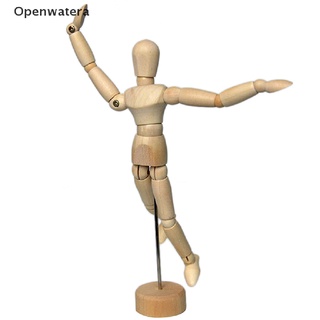 Openwatera 5.5" Drawing Model Wooden Human Male Manikin Blockhead Jointed Mannequin Puppet PH (2)