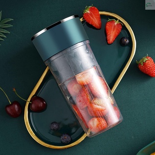 Zone Juicer Cup Smoothie and Shakes Blender Fruit Mixer Mini Portable Mixer Cup USB Rechargeable Fruit Blender Cup Washable Juicer Cup 400ML Fruit Vegetable Blender Cup (4)
