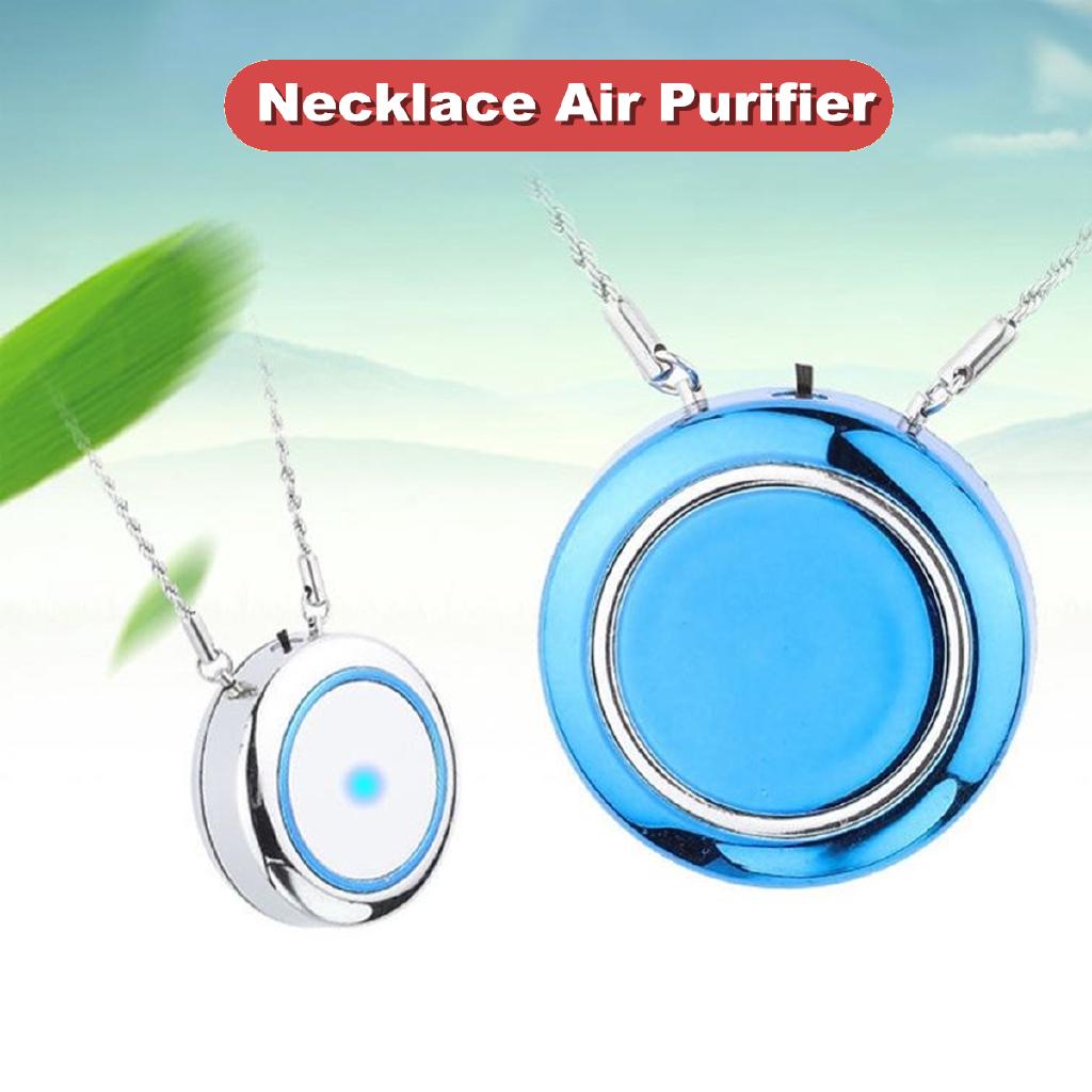 Personal Portable Air Purifier USB Necklace Ioniser Air