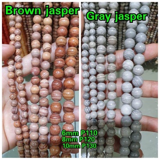 Accessories ☝Brown / gray / tri-color jasper♣