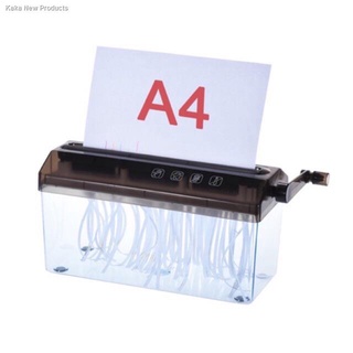 New products on sale☫❇◆New Manual A4 A5 Shredder Creative Mini Desktop Hand A4 Paper Shredder