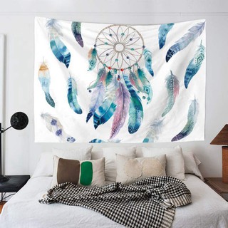 Watercolor Dream Catcher Polyester Tapestry Home Decoration