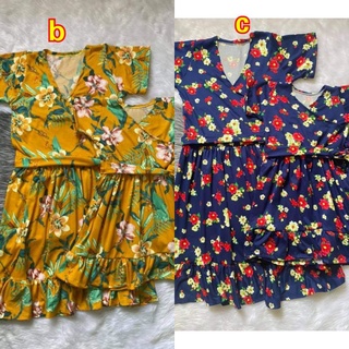 Mother and daughter dress with belt (2)