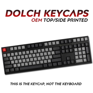 108 Keys Pbt Dolch Keycap Top/side Printed For Mechanical Keyboard Full Set Dolch Keycaps Keys Corsair Bfilco Minila