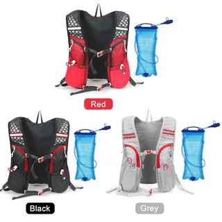 ☞Better Hydration Pack Backpack with 2L Water Bladder Super Lightweight Breathable Hydration Vest F