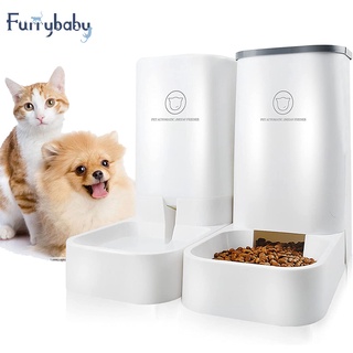 ❍❁3.8L Large Capacity Pet Dog Cat Automatic Feeder Detachable Dog Cat Water Dispenser Food Feeding D