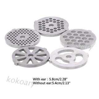 KOK Meat Grinder Plate Net Knife Meat Grinder Parts stainless Steel Meat Hole Plate