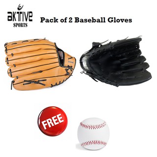 2pc Baseball Gloves10 1/2 inches with Free 1pc Baseball (1)