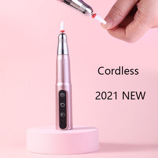Cordless Nail Drill Machine 20000RPM Rechargeable Nail Drill Manicure Drill Professional Nail Drill