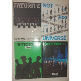 [ON-HAND / SEALED] NCT 127 STICKER UNIVERSE FAVORITE ALBUMS - STICKY, SEOUL CITY VERSIONS