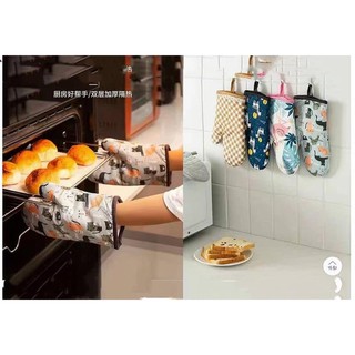 Microwave Oven Glove Kitchen Mitten Heatproof Resistant Non-slip Baking Glove