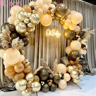 ❤️102pcs Coffee Brown Balloons Arch Kit Birthday Decor Party Decorations Latex Garland Balloons for birthday decoration