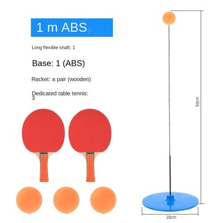 Table Tennis Large Suction Base Elastic Shaft Table Tennis Trainer Children's Eyesight Pingpong Practicing Device Fixed Simulator Table Tennis Net Table Tennis For Kids Table Tennis Trainer (1)