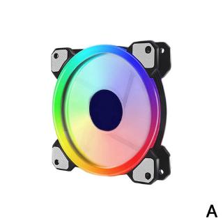 120mm RGB LED Fan Computer Case PC Quiet Cooling Fan Cooler with Remote Control (8)