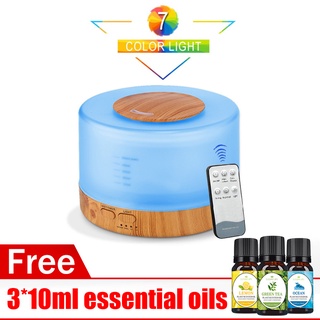 5-in-1 multi-function essential oil aroma diffuser 7 LED humidifier