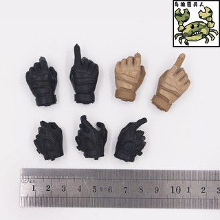 1/6 Scale Soldier Puppet Body Linker Replacement Hand Tactical Glove