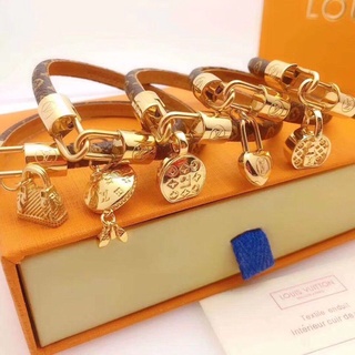Old flower bracelet shell bag big brand love lock Bracelet Fashion European and American retro Bracelet star