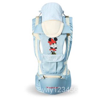 Original Disney Ergonomic Baby Carrier Infant Kid Baby Hipseat Sling Front Facing Baby Wrap Carrier for Baby Travel 0-18 Months mED5