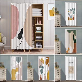 Nordic Door Curtain Cabinet Dust Cover Curtain Sliding Track Wardrobe Dustproof Home Decor (1)