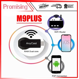 ☀Anycast M9 Plus Miracast Wireless DLNA AirPlay 2.4G 1080P HDMI TV Stick Wifi Display