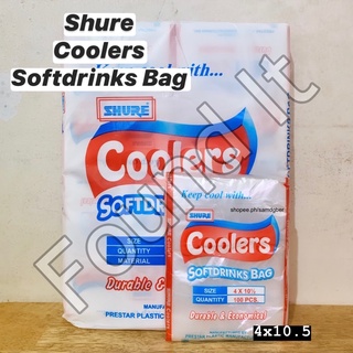 [Found It] Shure Coolers Softdrinks Bag 4x10.5 / Ice Coolers Plastic / Softdrinks Plastic (100pcs)