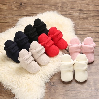 Infant Snow Boots Winter Baby Boy Girl Shoes Soft Sole Anti-Slip Toddler Warm Fleece Shoes 0-18Months