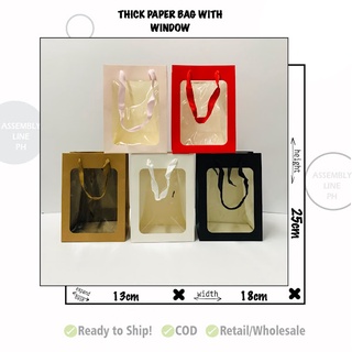 onhand Thick Paper bag with window (1)