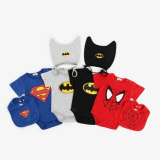Superhero Marvel Superman Costume Baby Kids OOTD Batman
