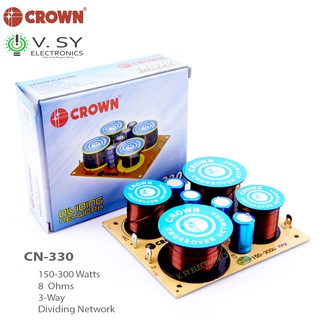 Original Crown CN-330 300W 8 Ohms 3 Way Dividing Network Crossover CN330 CN 330
