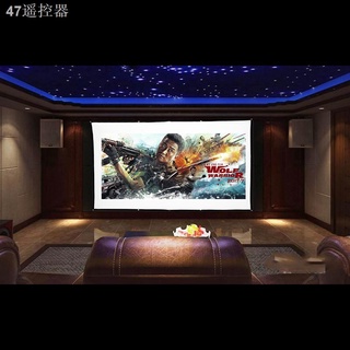 ☊H120 120'' Portable Projector Screen HD 16:9 White 120 Inch Diagonal Projection Screen Foldable Hom (5)